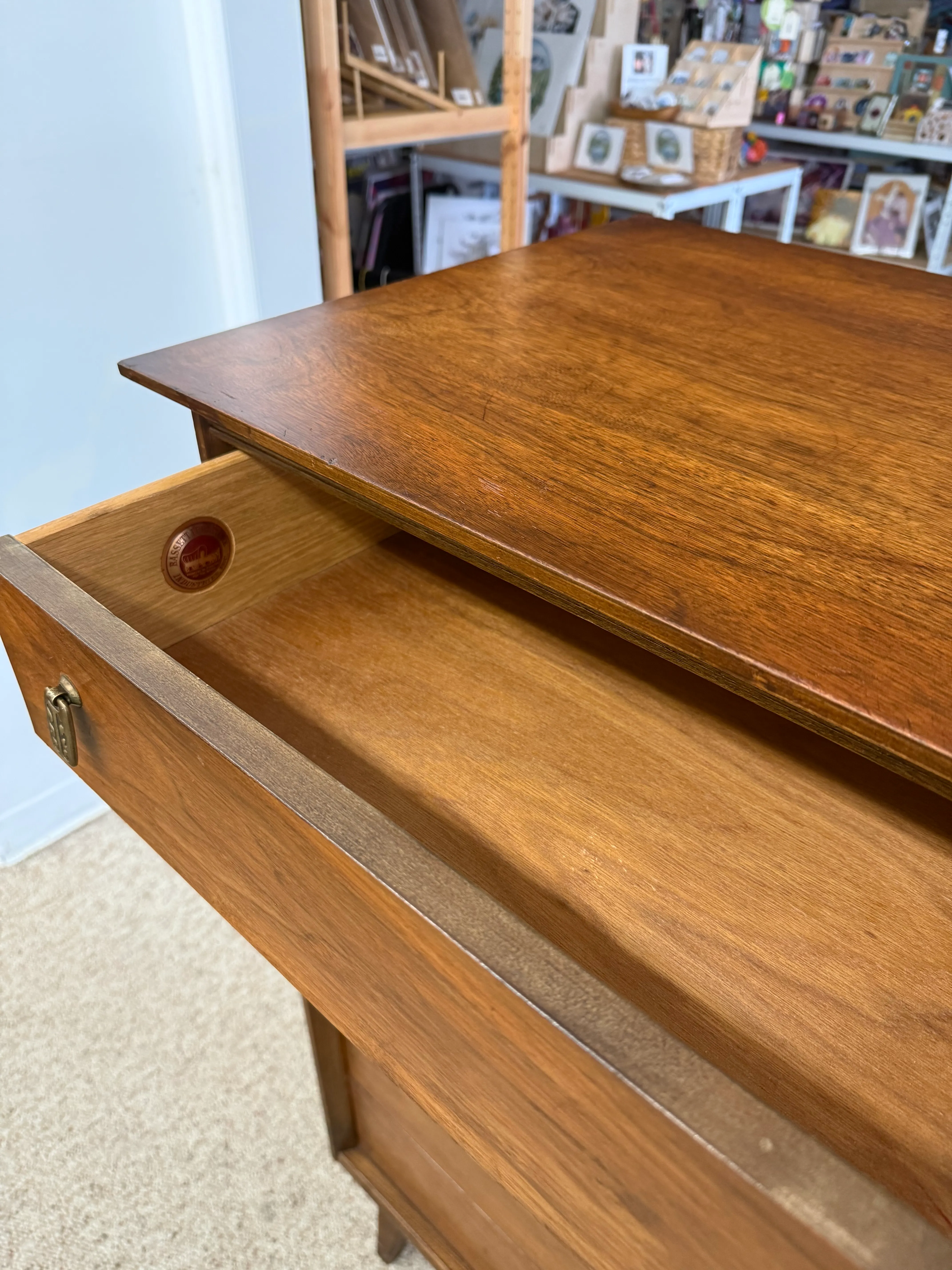 1960s Vintage Mid Century Modern Dresser by Bassett Aztec