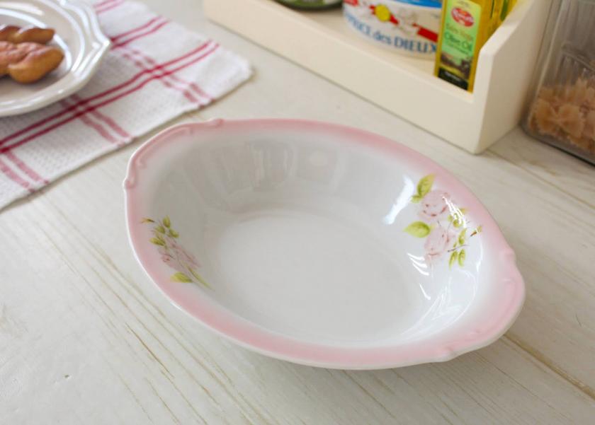 イマン ダイアナローズ 陶器 レトロシチュー皿 － フレンチカントリー