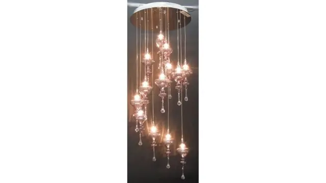 G&B】天井照明 SFHL-DH2504-13LED グレイチェスシャンデリア LED