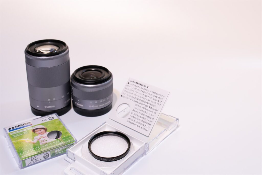 EOS Kiss M/M2のレンズ保護フィルターのおすすめは？比較レビュー