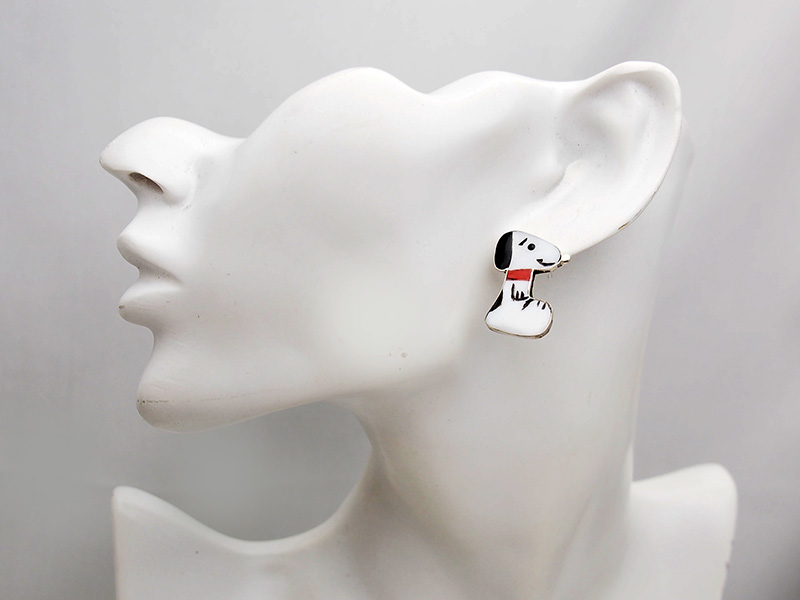 ピアスインレイのズニ スヌーピー ピアス商品のご案内｜インディアン