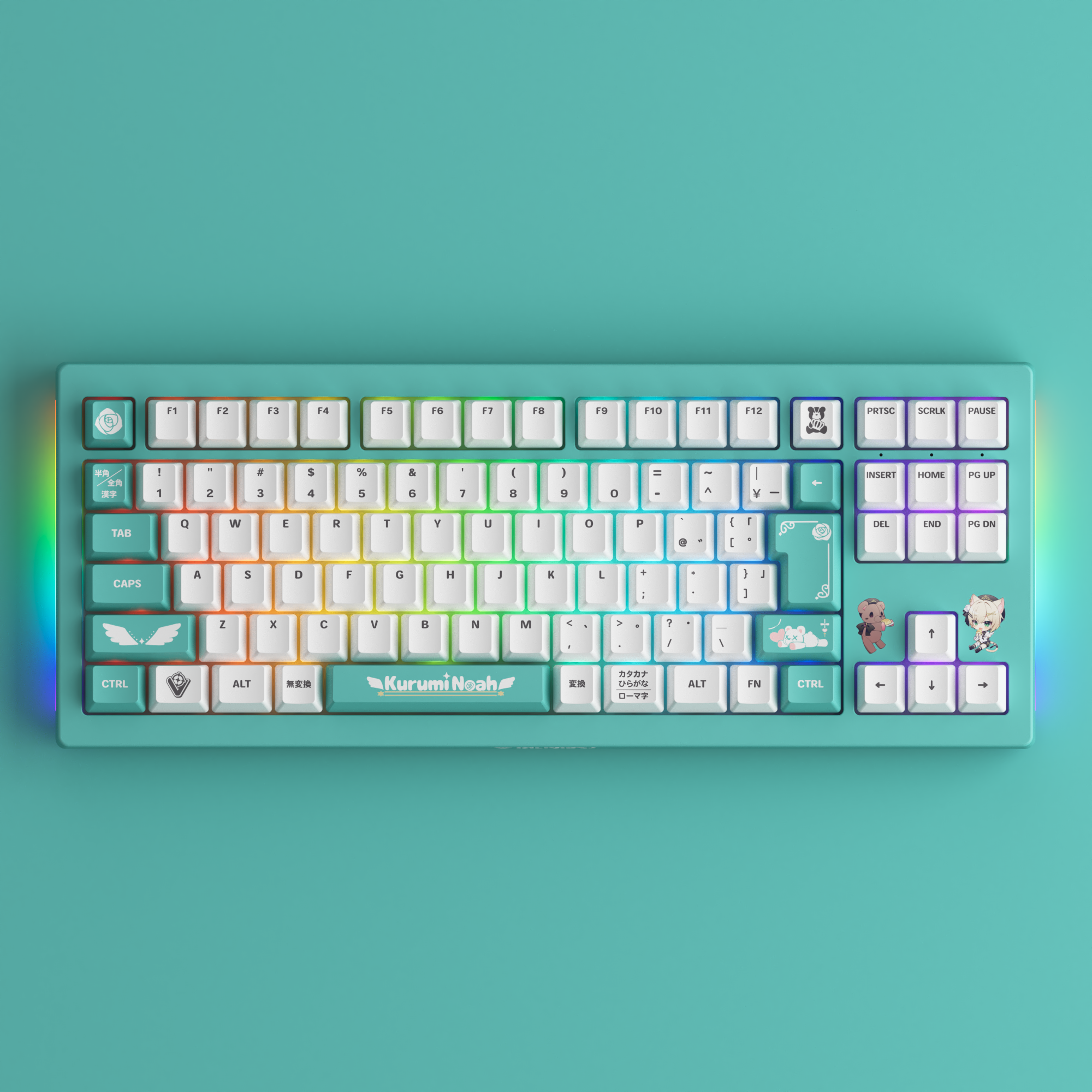 VSPO! GEAR ゲーミングキーボード 胡桃のあ VSPO!GEAR 一 胡桃のあ