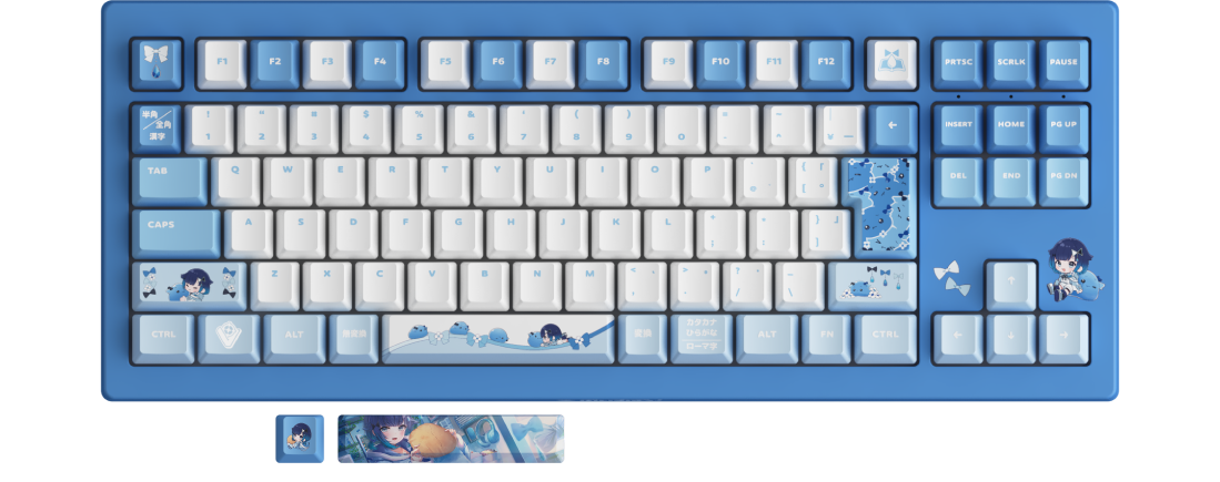 紡木こかげ ぶいすぽ VSPO GEAR ゲーミングキーボード 紡木こかげ