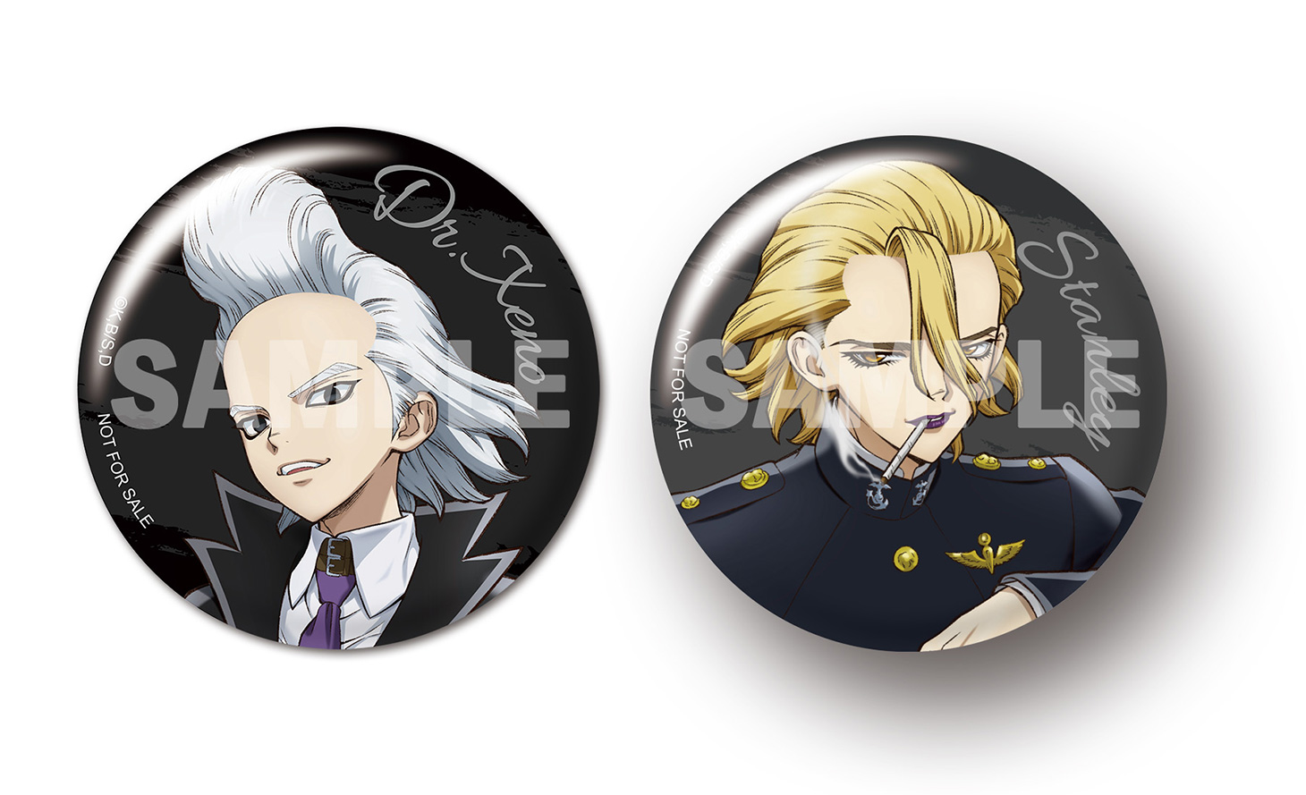 Dr.STONE ゼノ スタンリー 幼少期 缶バッジ セット DVD特典 TVアニメ