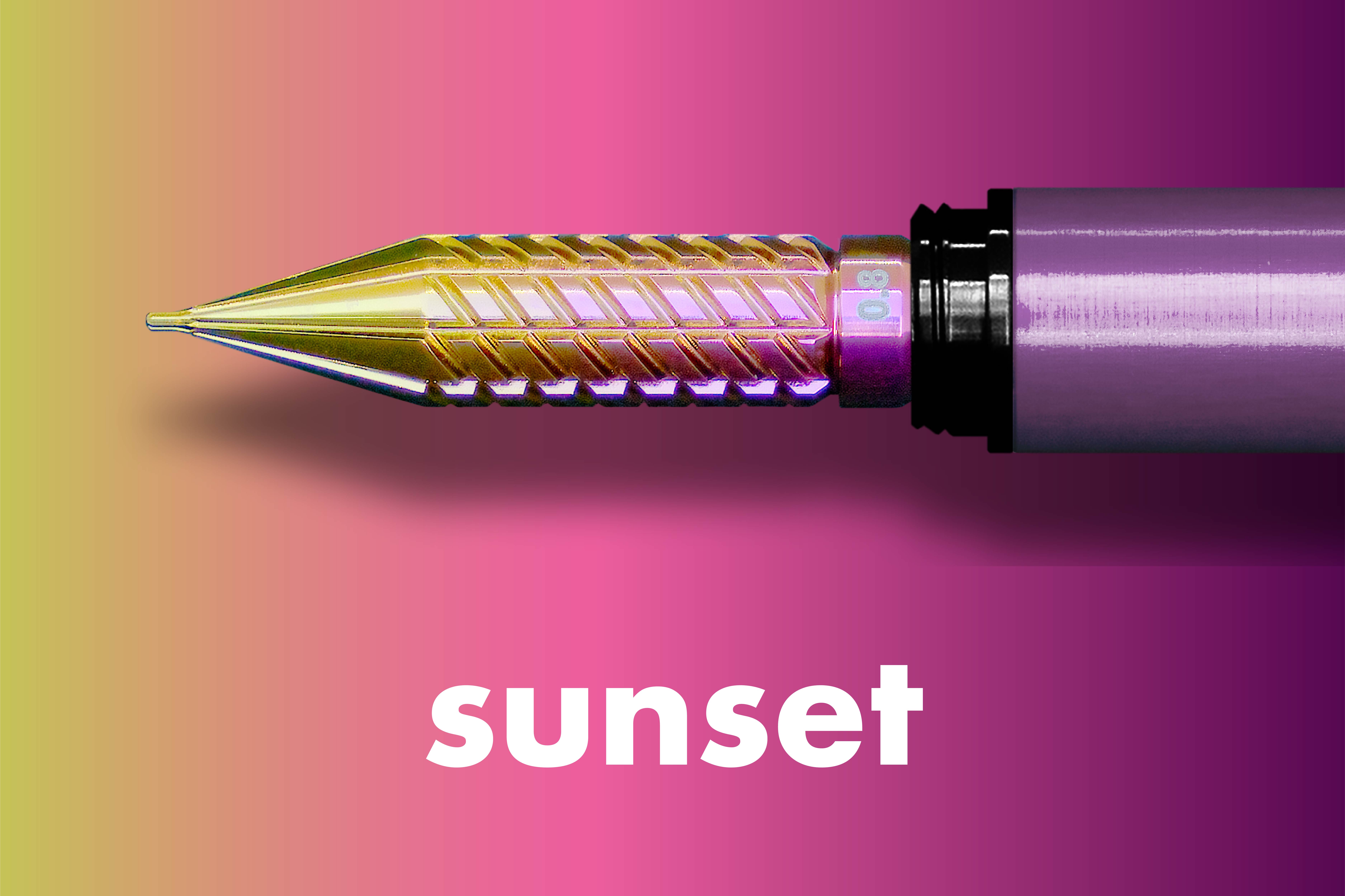 DRILLOG Titanium Pen nib gradation color（オリジナル チタン製ペン