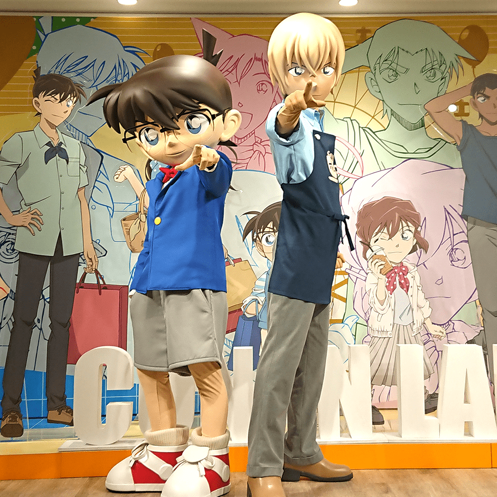 怪盗キッド・服部平次たちのグッズやフォトスポット！ダイバーシティ