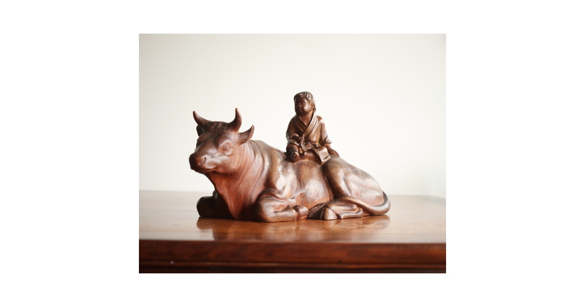 光重銘 木彫 X268｜骨董店 のびる 古美術 骨董 和風建具 蔵戸 買取のご相談