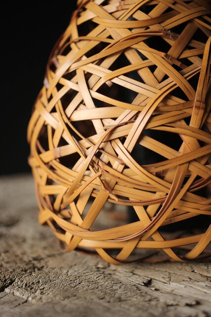 武関翠月 花籠 U281｜骨董店 のびる 古美術 骨董 和風建具 蔵戸 買取の