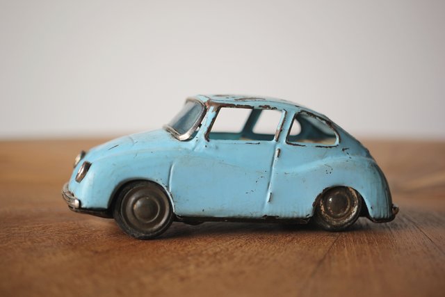 BANDAI バンダイ SUBARU スバル360 左ハンドル ブリキ 箱なし BANDAI