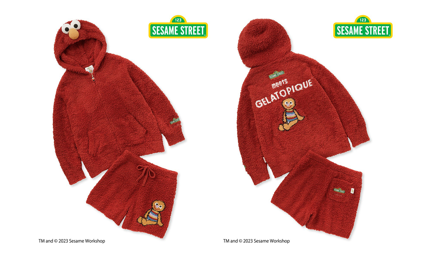 gelato pique(ジェラート ピケ)✕セサミストリート、コラボ！エルモや