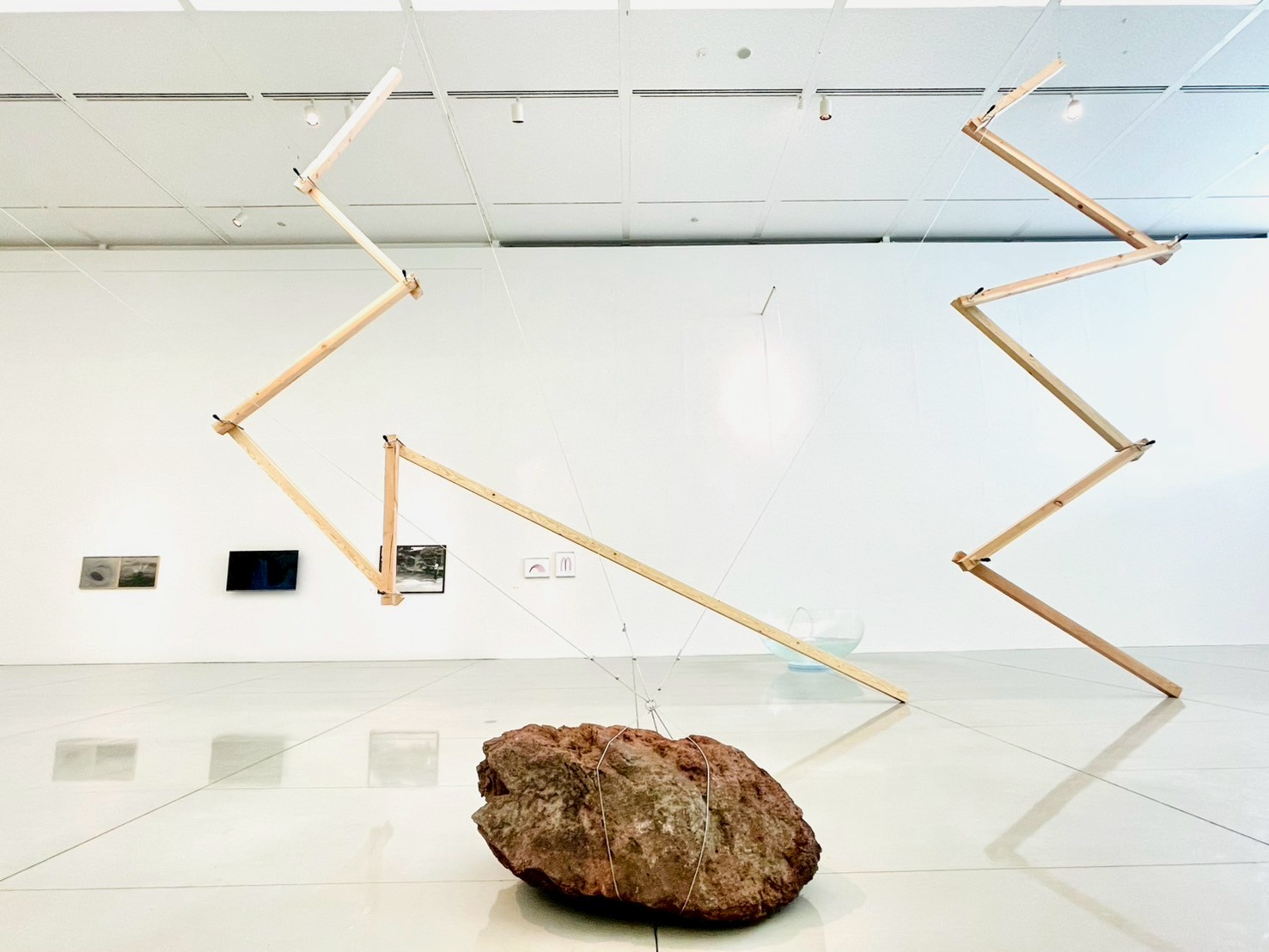 植松眞治「ローマにて」油彩 抽象画 額59×59cm 真作保証 送込 植松眞治