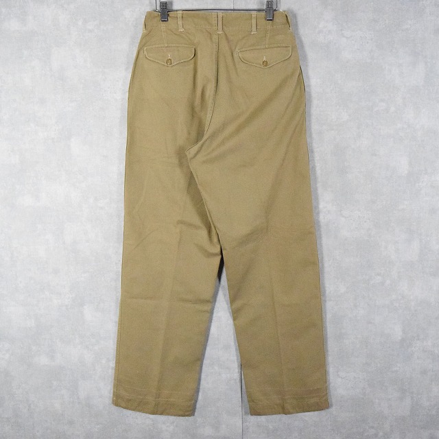 USMC 40s チノ 40s US MARINE CORPS USMC CHINO TROUSERS PANTS with