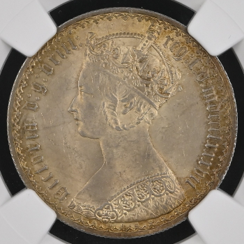 コレクション】1887年 ヴィクトリア女王 フローリン銀貨 | 「目指せ