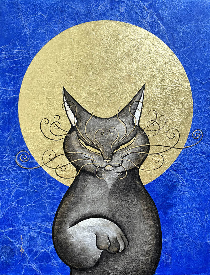 日本画家・溝口まりあさんインタビュー「120歳まで生きて、絵を描き