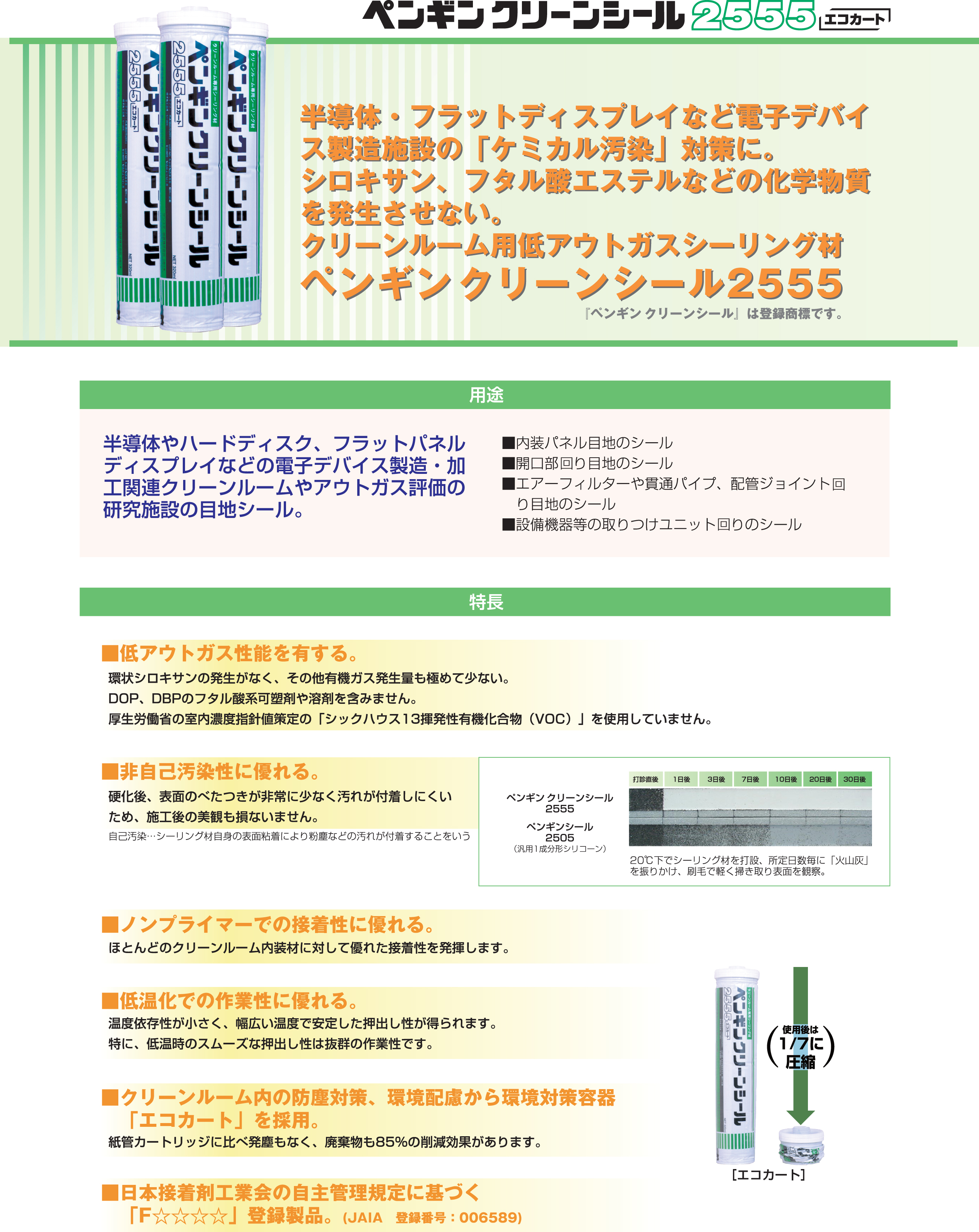 サンスター技研 【受注生産品】ペンギンクリーンシール2555 320ml エコ