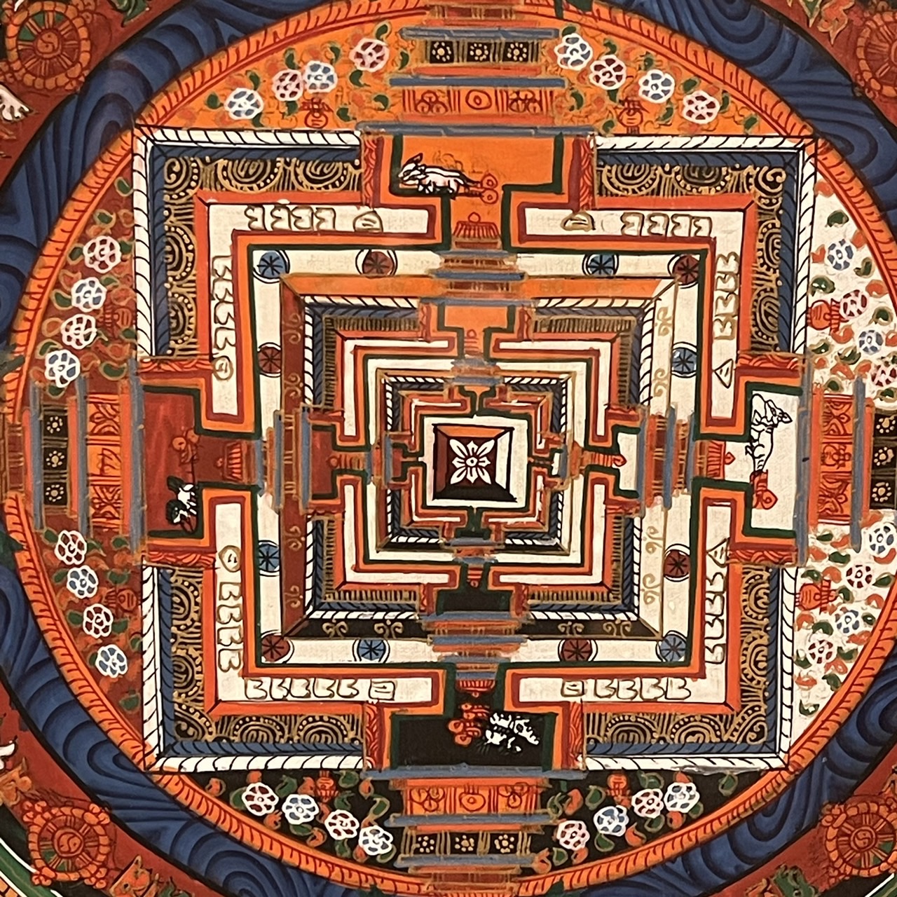 古仏画 曼荼羅図 江戸時代前期 仏教美術 中国美術 チベットタンカ