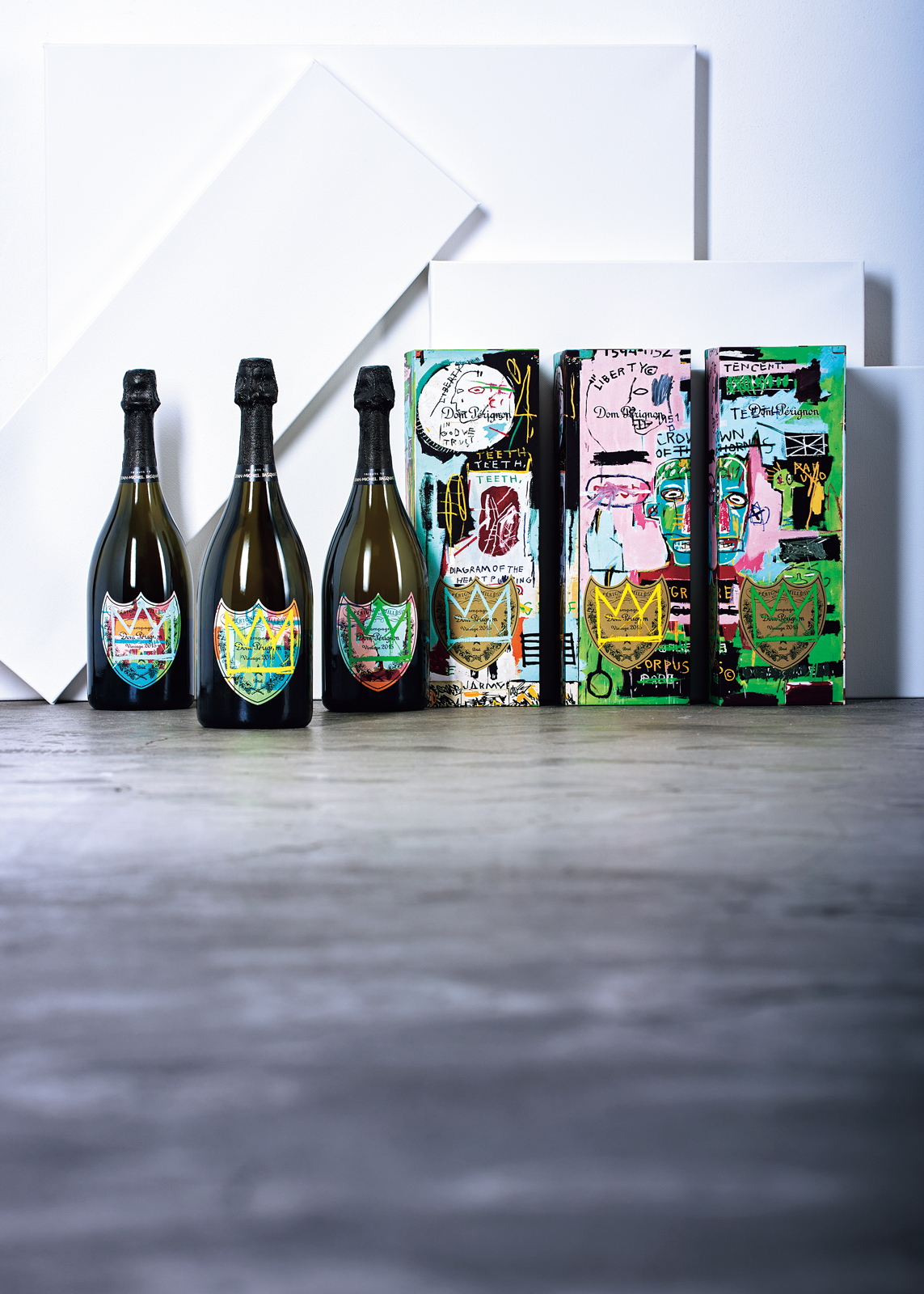 ドン ペリニヨン、現代アート界の伝説・バスキア限定シャンパーニュ