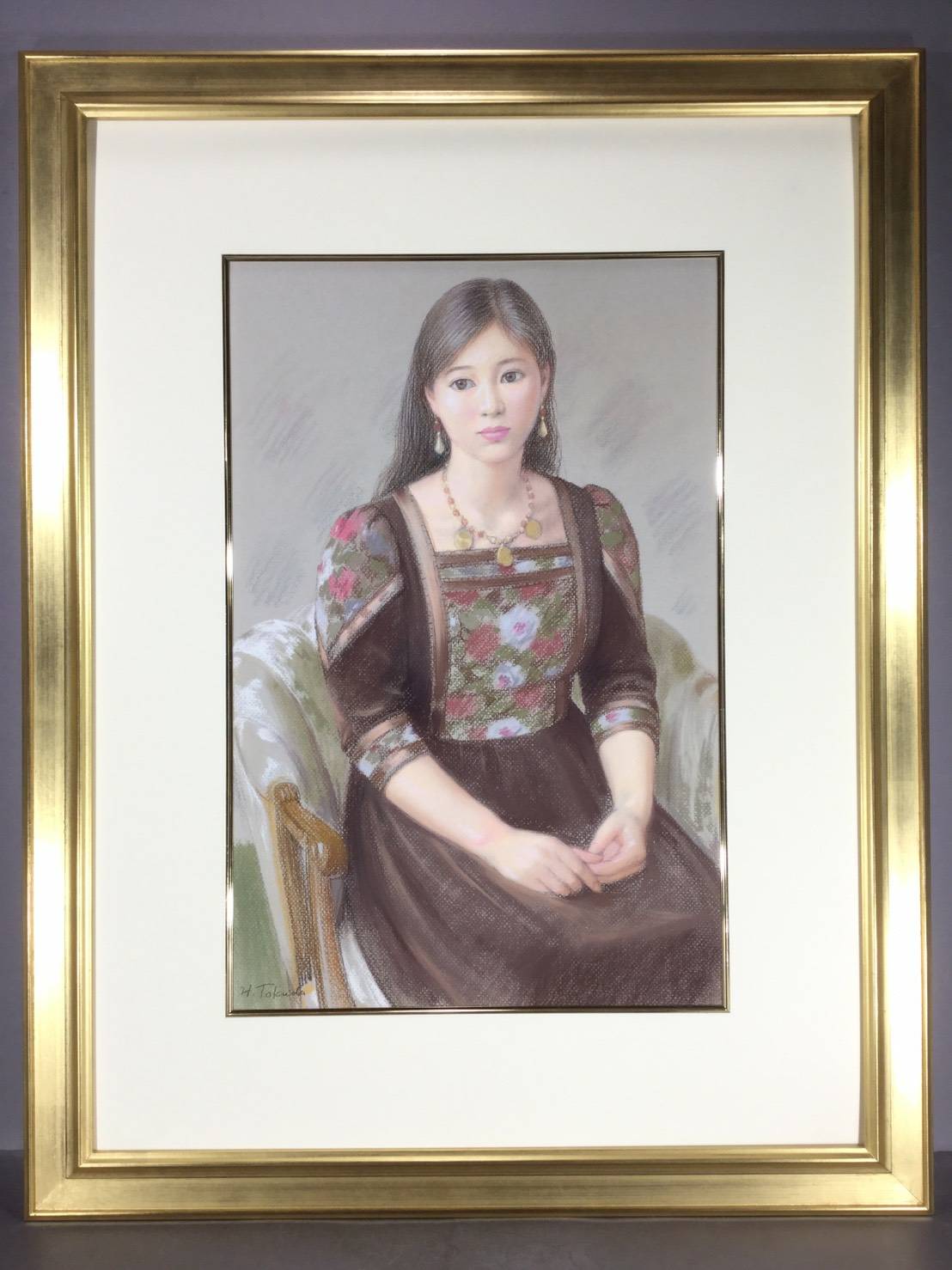 パステル画 徳田宏行 - 岐阜・愛知（名古屋）・三重・滋賀の骨董品