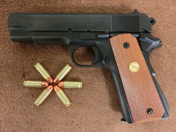 MGC COLT COMBAT COMMANDER ナチュラルHWモデルガン MGC] コルト