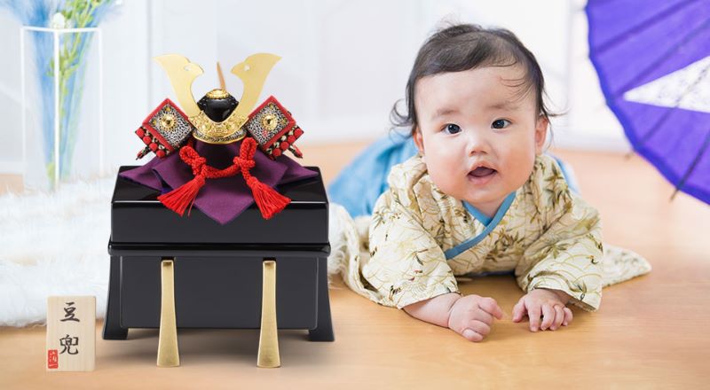 箔一 hakuichi 金箔 金沢箔 金沢 工芸品 コンパクトな五月人形 豆兜