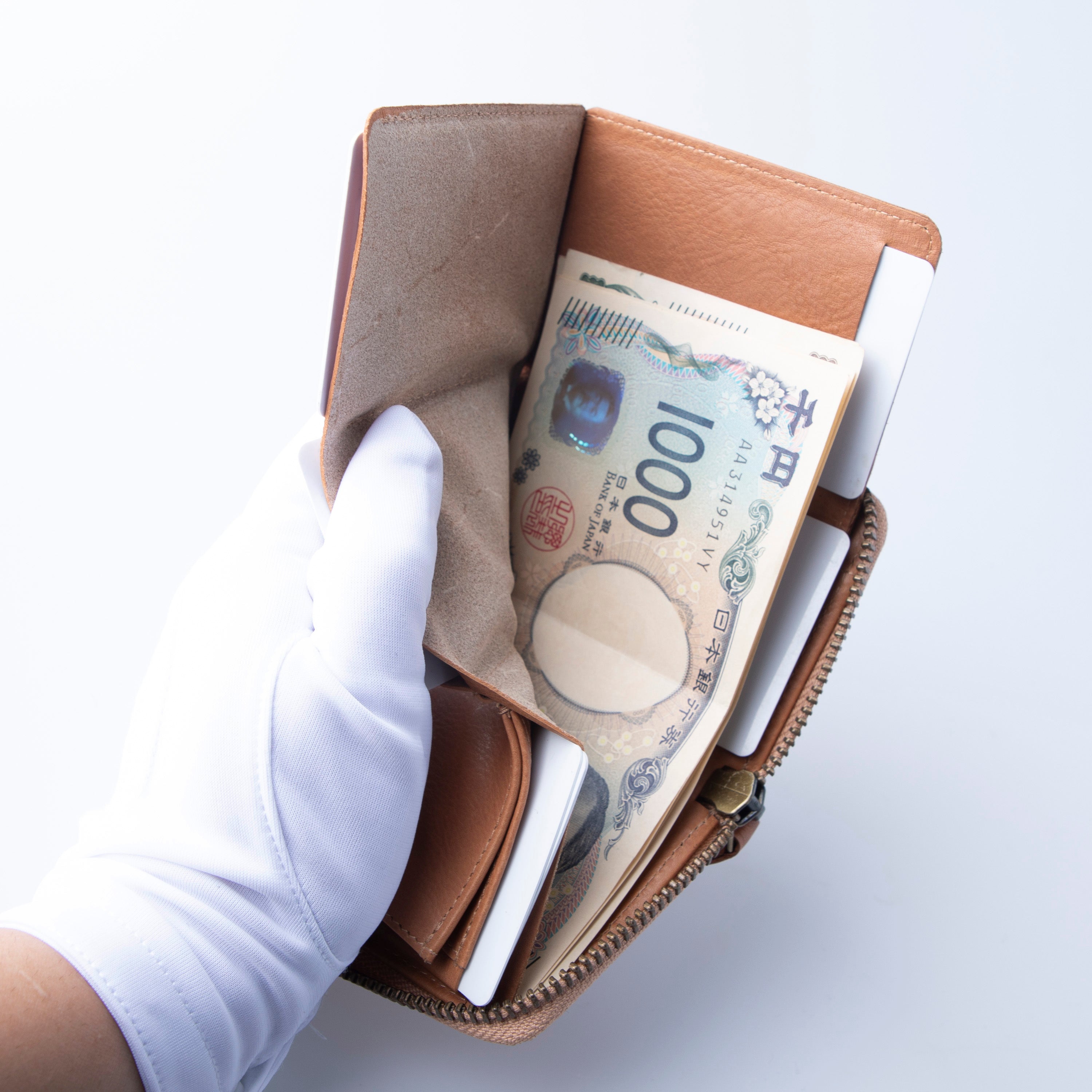 三つ折り財布 Libera レザー Hallelujah