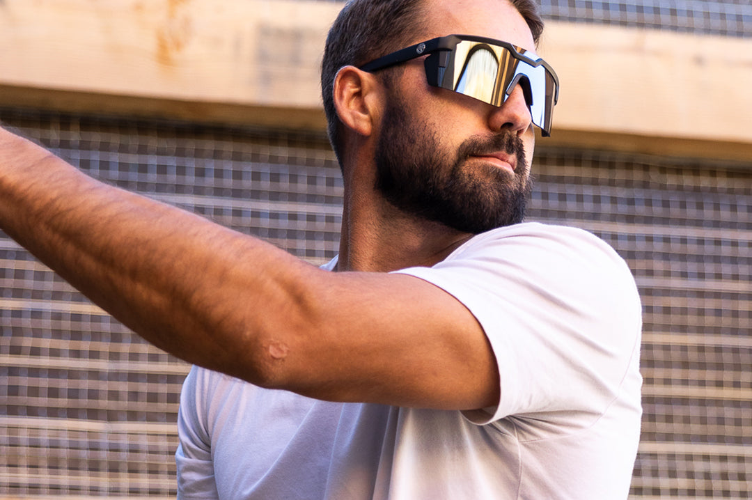 Future Tech Sunglasses: Silver Z87+