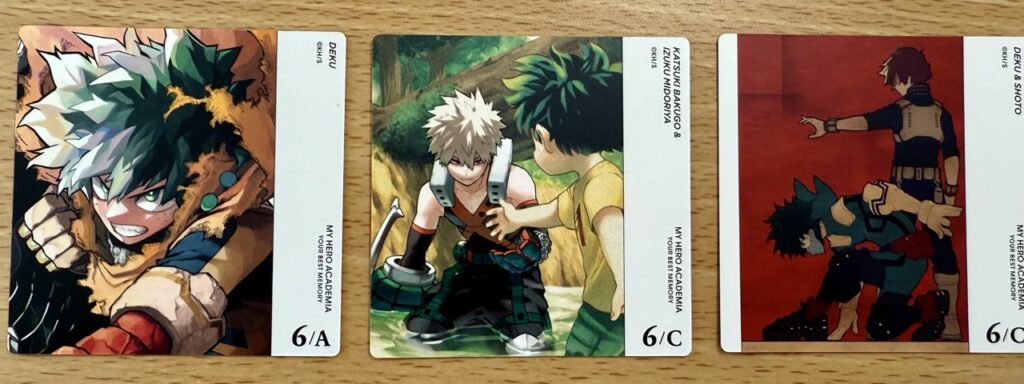 僕のヒーローアカデミア ボードゲーム 爆豪勝己 緑谷出久 飯田天哉