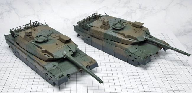 タミヤ 1/35RCタンク「10式戦車」その4（塗装と完成写真） – 艦船模型
