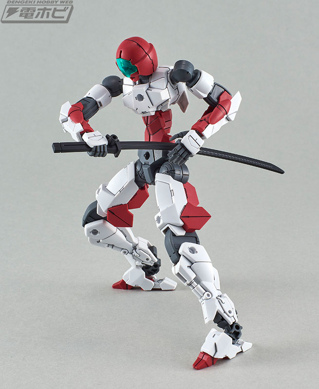 30MM」シリーズに戦国の風が吹く！武者仕様の新量産機「スピナティオ