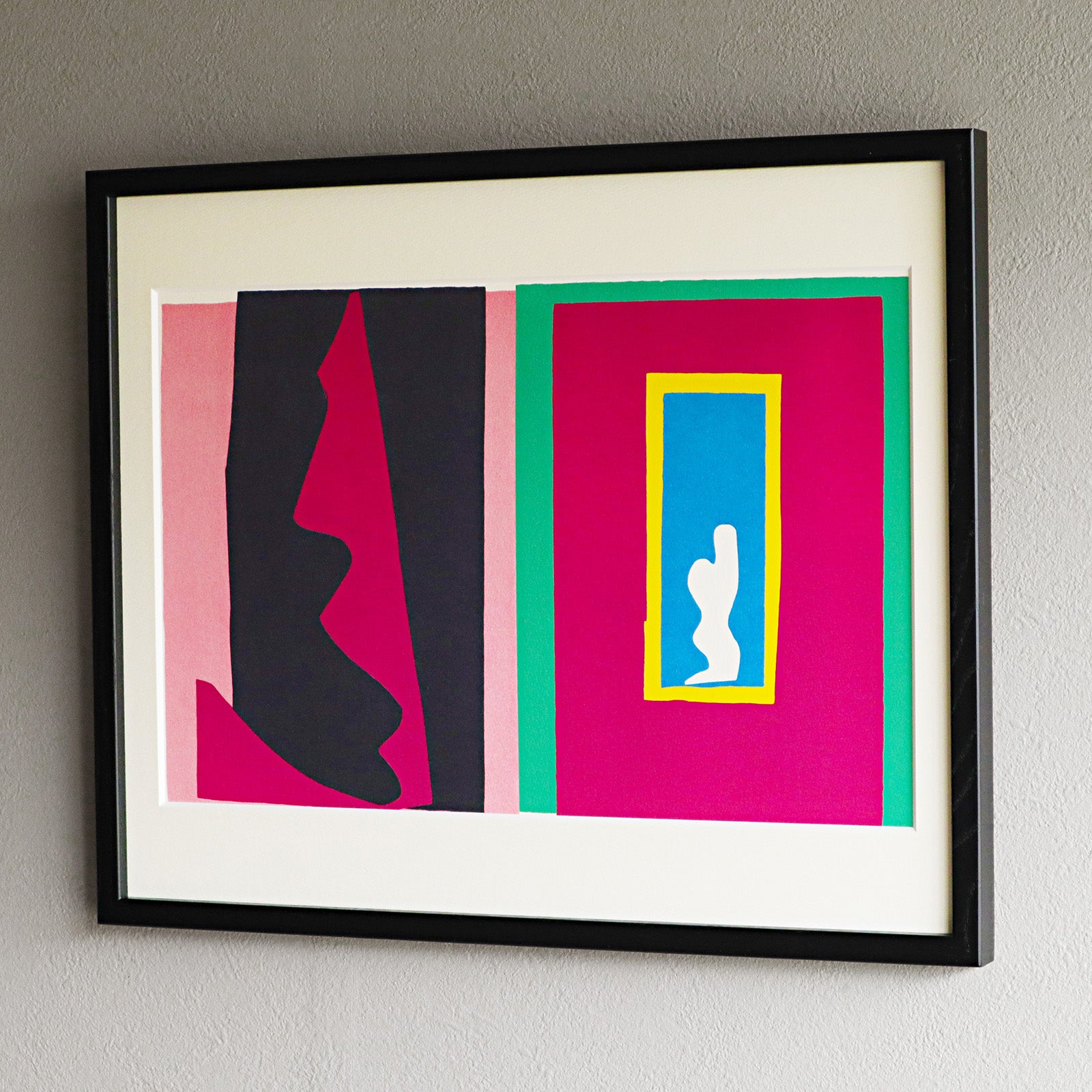 最終価格MOMA DESIGN STORE マティス タヒチ切り絵 黒フレーム