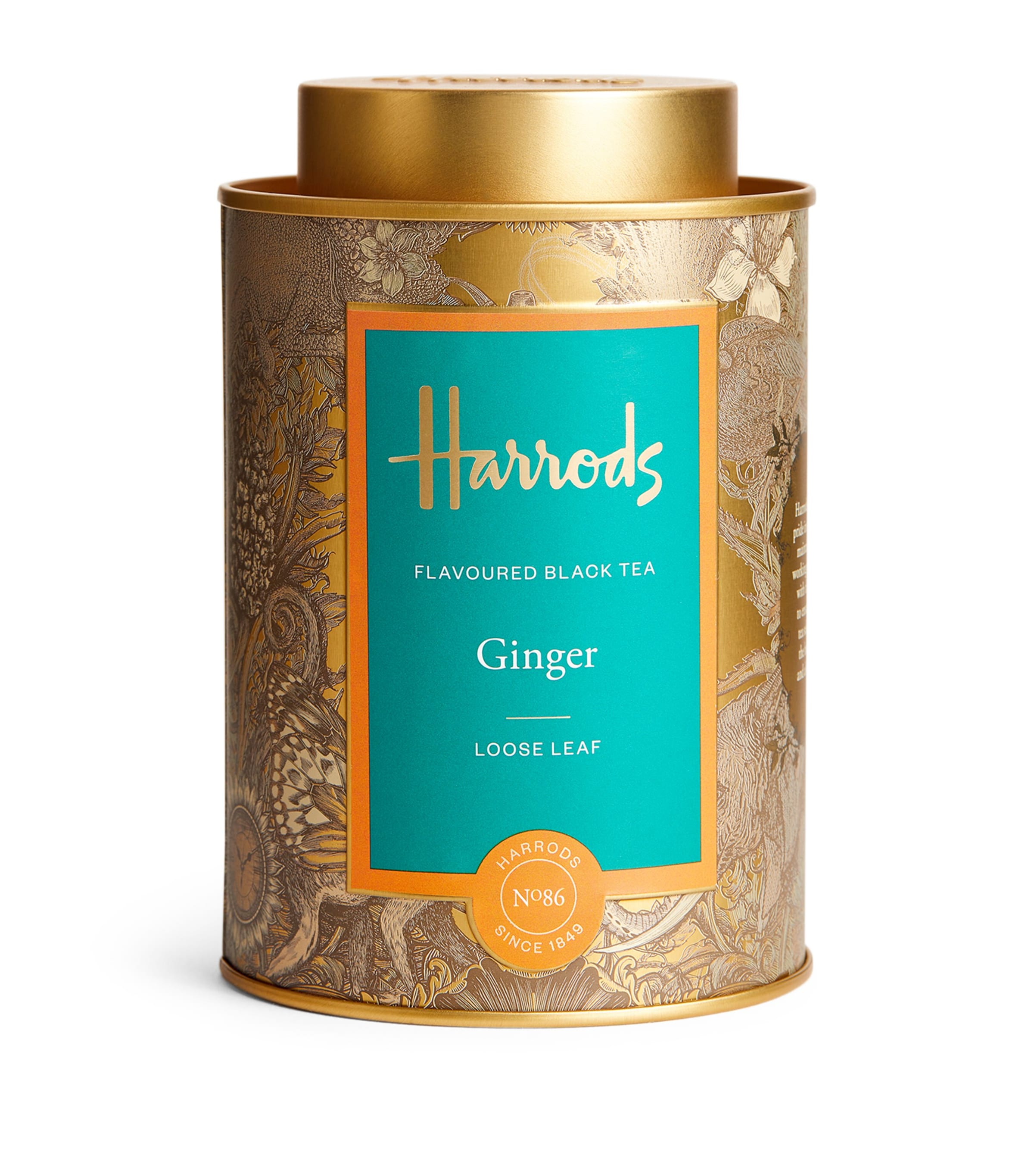 Harrods No. 86 Ginger Flavoured Black Loose Leaf Tea (125g