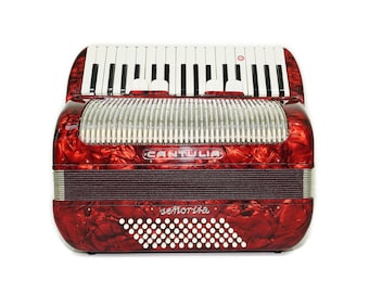 ヴィンテージ子供用アコーディオン：32ベース、ドイツ製、1960年代