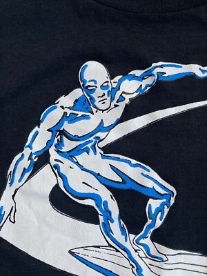 Vintage Marvel SILVER SURFER T Shirt Screen Stars Tag 1987 Med