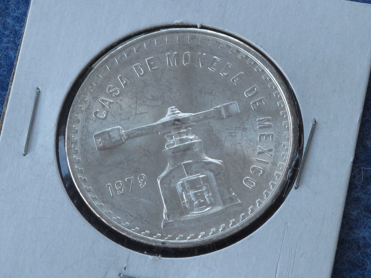 1979 Mexico Casa De Moneda De Mexico 1 Troy Ounce Silver E0168 | eBay