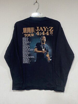 Jay-Z 4:44 Long-Sleeve Tour Rap Shirt Mens Large | eBay