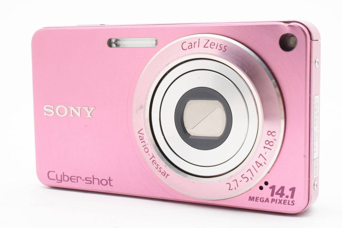 SONY Cyber-Shot DSC-W350 Digital Camera 4x 14.1MP Pink Used