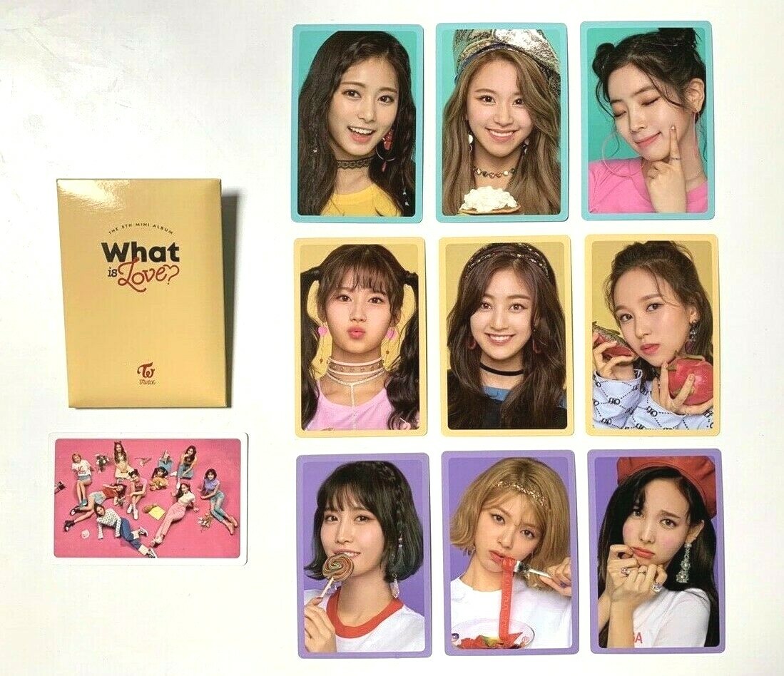 TWICE 5th Mini Album WHAT IS LOVE Pre-Order Benefit Photocard