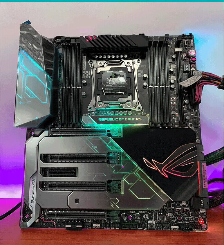 ASUS ROG Rampage VI Extreme X299 socket LGA2066 DDR4 128GB | eBay