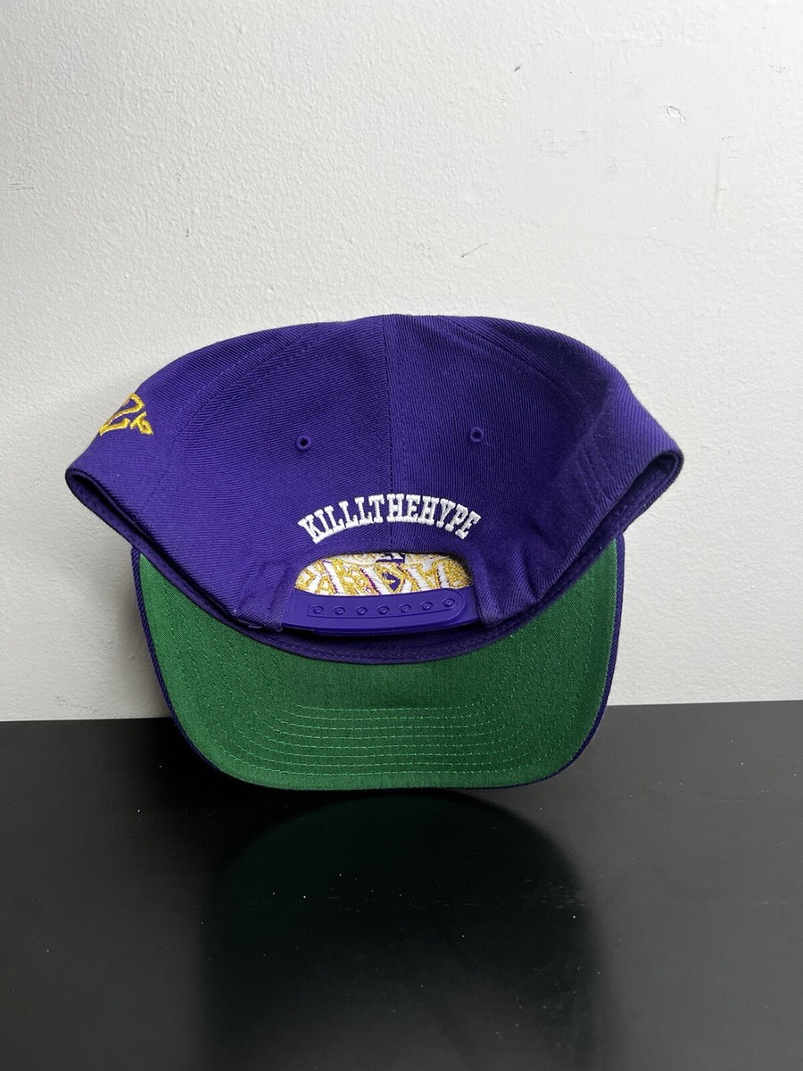 Kill The Hype Lakers Los Angeles SnapBack Hat Purple Men Upside