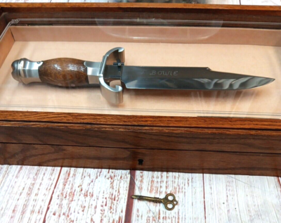 フランクリンミント社JIM BOWIE KNIFE ジムボウイナイフ 木製ケース