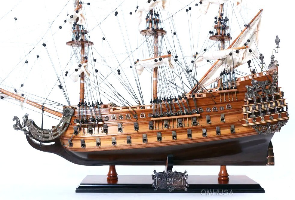 Soleil Royal Tall Ship Wooden Model 28