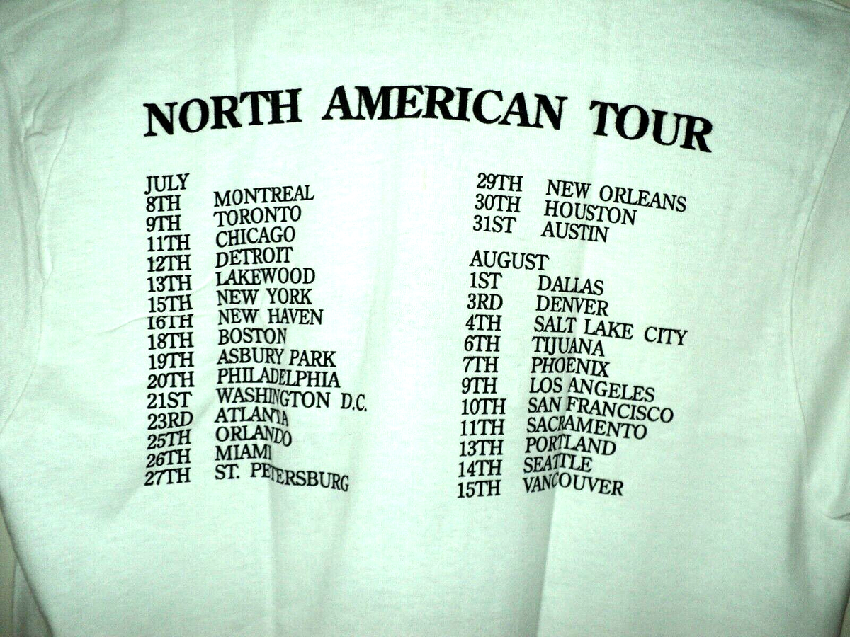 Vintage EMF 1991 North American Concert Tour NEW Original T Shirt