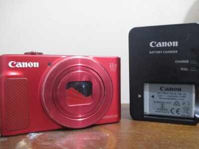 Canon PowerShot SX620 HS 20.2MP Digital Camera - Red for sale