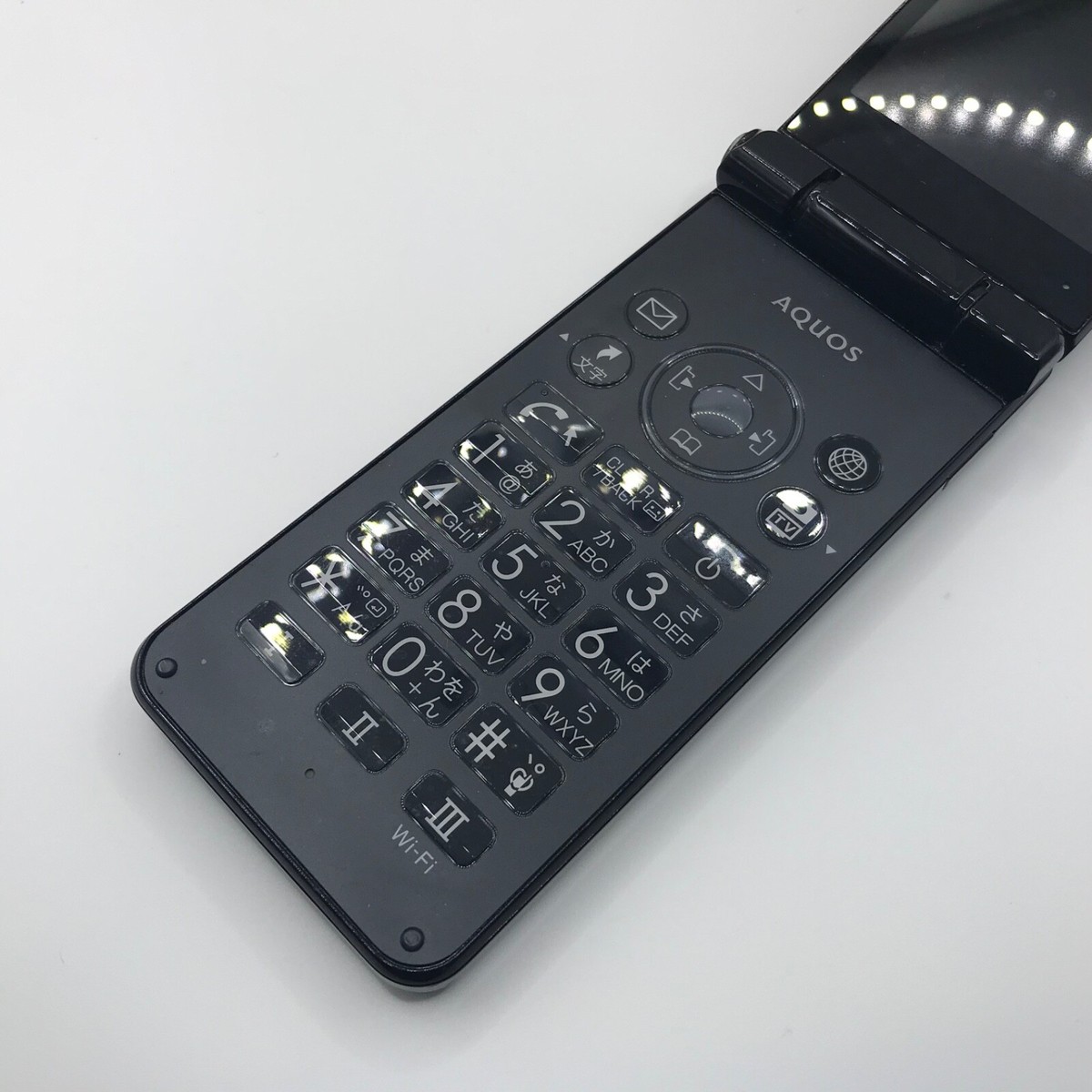 AQUOS 601SH ブラック 折りたたみ携帯 本体 SHBGC1 新品電池付 AQUOS