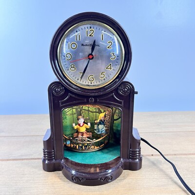 Vintage Master Crafters Swinging Playmates Clock Model # 551 With