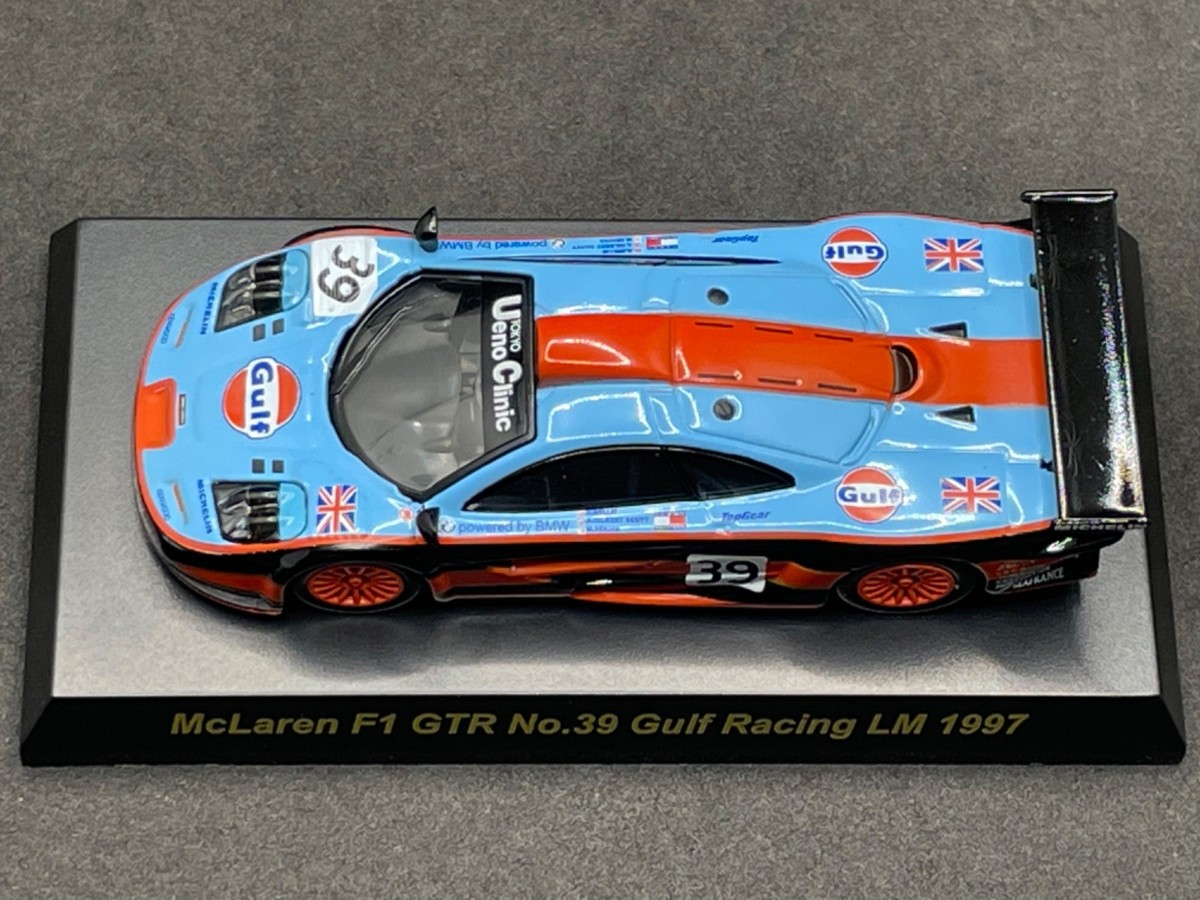 Kyosho 1/64 Mclaren F1 GTR collection No.39 Gulf Racing LM 1997