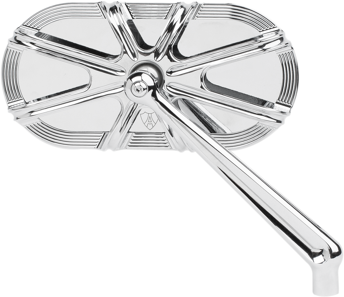 Arlen Ness 10-Gauge Mirror Right Chrome & Hardware Harley/Victory
