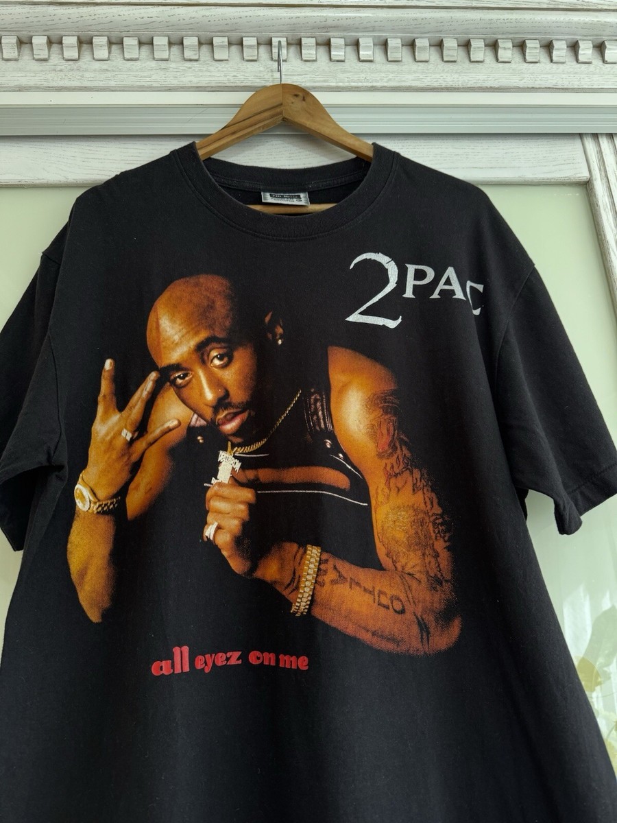 Vintage 2Pac All Eyez On Me Rap T-shirt Rare Tee Size XL | eBay