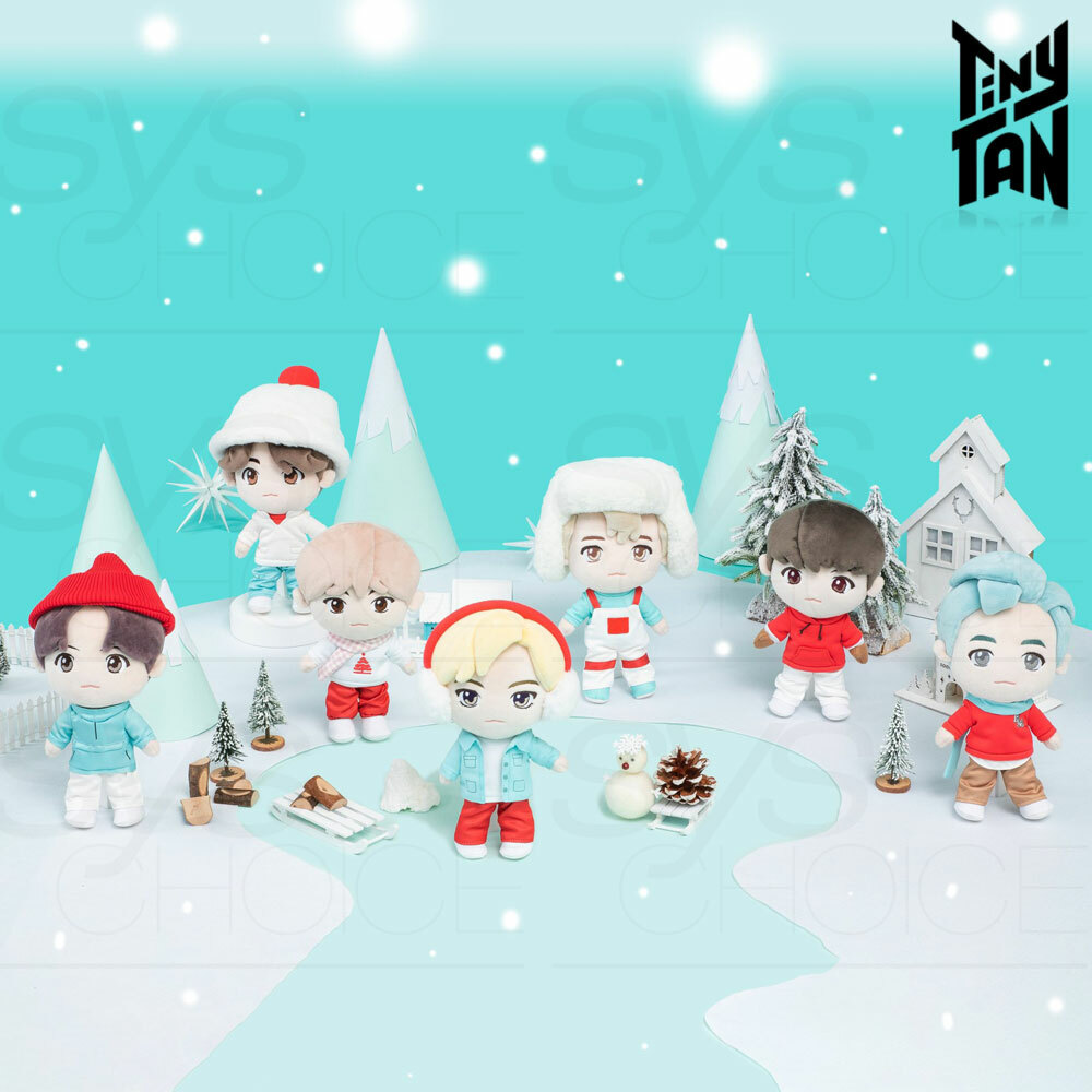 BTS TinyTAN Official Goods 2021 Winter Collection Playing with