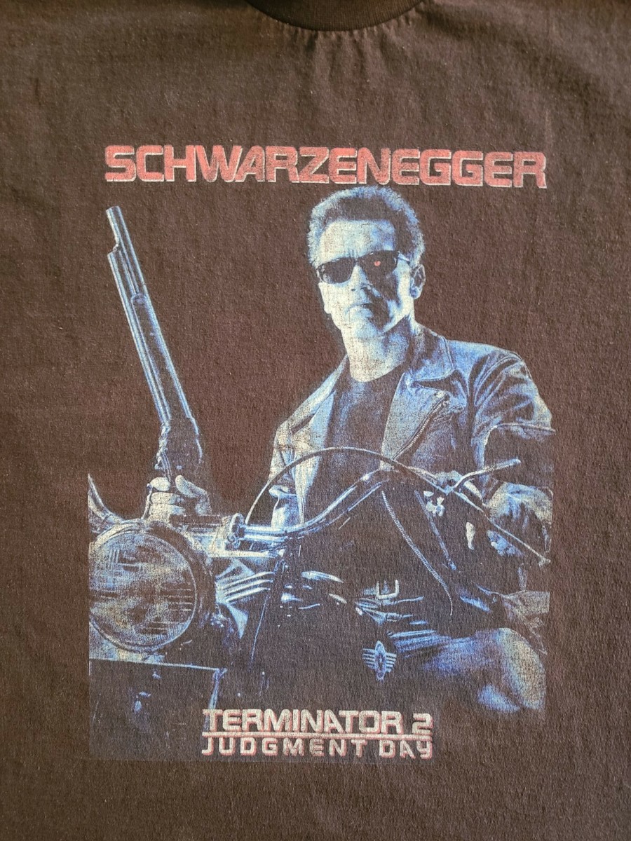 RARE 90s Terminator 2 Movie Bootleg Vintage Inspired Drop Shoulder
